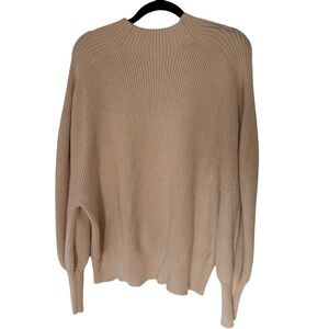 Oat Tone Cyrus Ribbed Knit‎ Sweater
